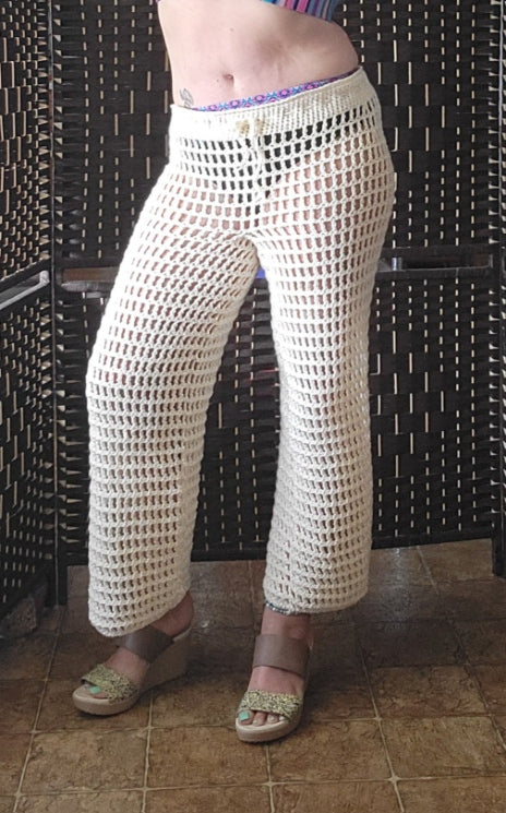 Crocheted Cover-Up Pants