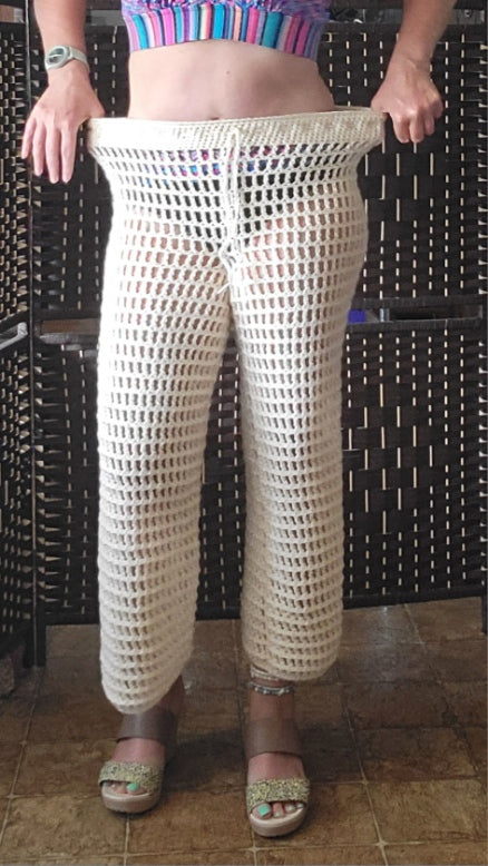 Crocheted Cover-Up Pants