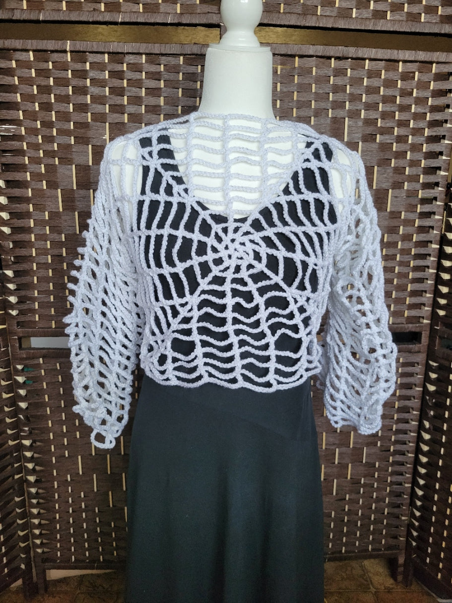 Spider Web Crop Top